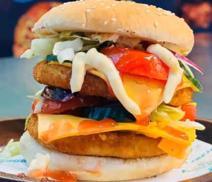 Double Chicken burger