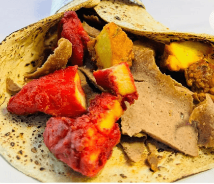 Four meat kebab (Spicy)